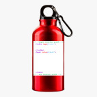 Металлическая бутылка 400 мл UV-DTF