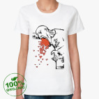 Женская футболка органик