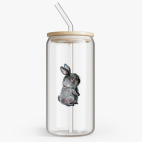 Банка с бамбуковой крышкой