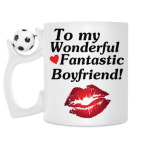 Кружка с футбольным мячиком