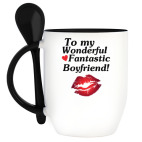 Кружка с ложкой