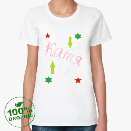 Женская футболка из органик-хлопка Катя