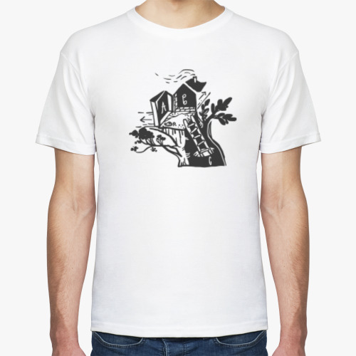 Футболка с принтом Данжеон Dungeon Дом на дереве