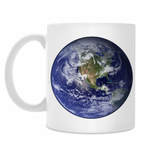 Кружка с принтом Планета Земля