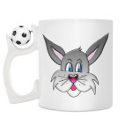 Кружка с футбольным мячиком