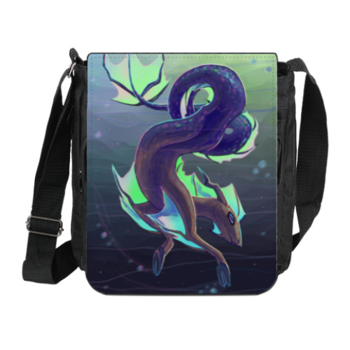 Сумка на плечо (мини-планшет) с принтом Козерог