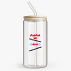 Банка с бамбуковой крышкой