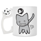 Кружка с футбольным мячиком