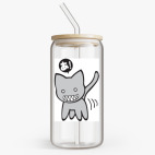 Банка с бамбуковой крышкой