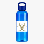 Прозрачная спортивная бутылка