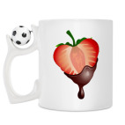 Кружка с футбольным мячиком