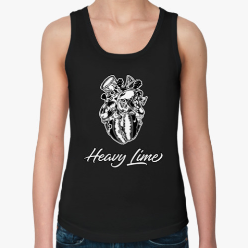 Женская майка с принтом Heavy Lime