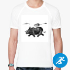 Мужская спортивная футболка