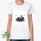 Женская футболка органик