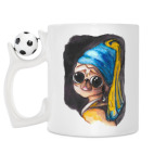 Кружка с футбольным мячиком