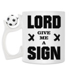 Кружка с футбольным мячиком