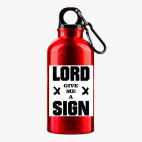 Металлическая бутылка 400 мл UV-DTF