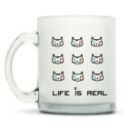 Жизнь реальна (пиксельные котики в 3D очках)