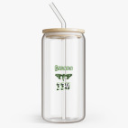 Банка с бамбуковой крышкой