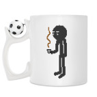 Кружка с футбольным мячиком