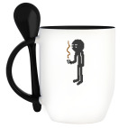 Кружка с ложкой