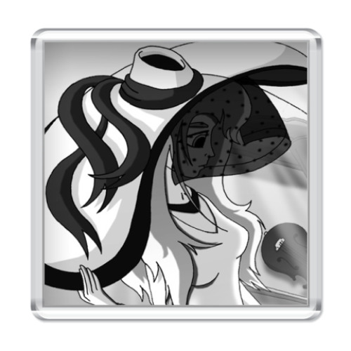 Магнит с принтом  'Ист Энд'