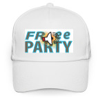 Кепка / бейсболка, белая (печать) Free PARTY