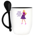 Кружка с ложкой