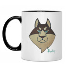 Кружка двухцветная