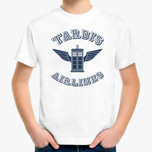 Детская футболка Tardis Airlines