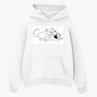 Толстовка худи оверсайз