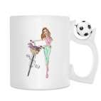 Кружка с футбольным мячиком