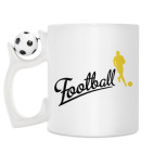 Кружка с футбольным мячиком