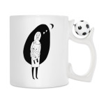 Кружка с футбольным мячиком