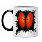 Кружка двухцветная