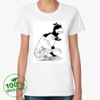 Женская футболка органик