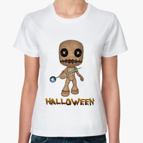 Классическая футболка Хеллоуин