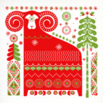 новогодняя овца