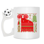 Кружка с футбольным мячиком