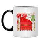 Кружка двухцветная