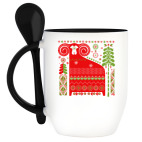 Кружка с ложкой