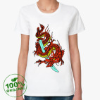 Женская футболка органик