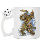 Кружка с футбольным мячиком