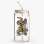 Банка с бамбуковой крышкой