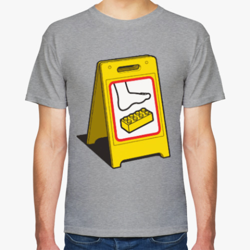 Футболка с принтом Лего опасность