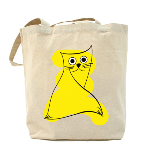 Сумка шоппер с принтом Чумачечие котэ / Crazy cats