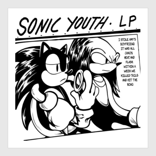 Постер с принтом Sonic Youth