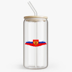 Банка с бамбуковой крышкой