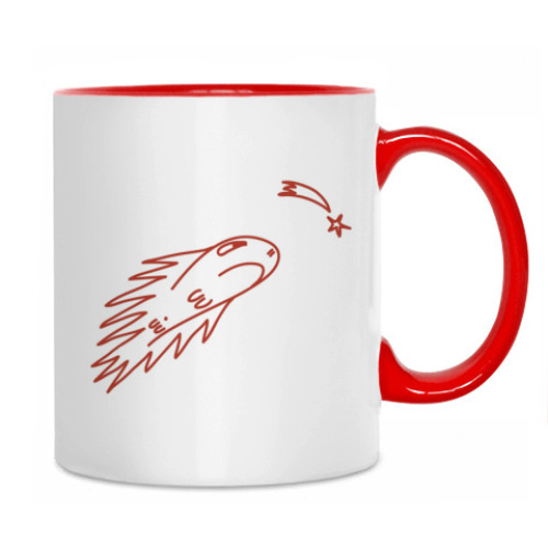 Кружка с принтом Лети за своей звездой