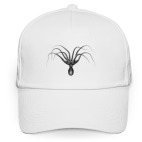 Кепка / бейсболка, белая (печать) Осьминог